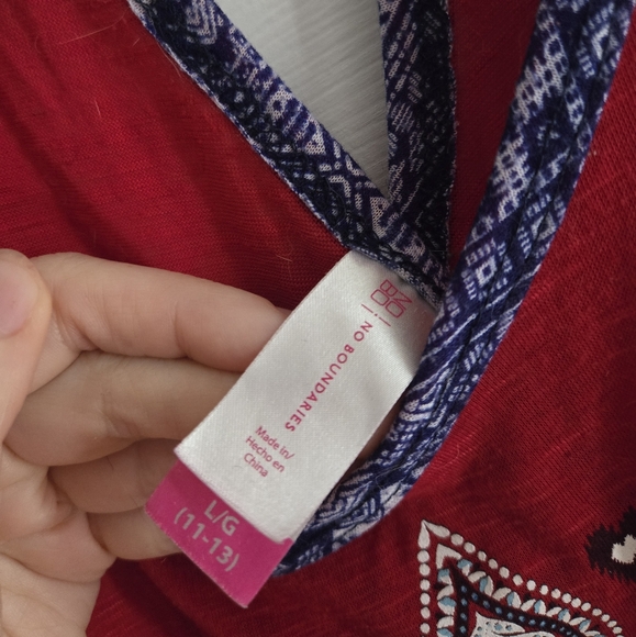 Red Open Back Tank Top - Picture 5 of 6